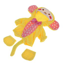 Comfortable Fabric Clothes for Mellchan Baby Doll 9-11inch Girl Doll Plush Cartoon Monkey Rompers Socks Outfit