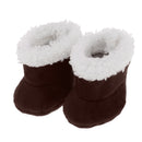 Cute Brown Shoes Boots for Mellchan Baby 9-11inch Reborn Doll Snow Boots Outfit