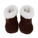 Cute Brown Shoes Boots for Mellchan Baby 9-11inch Reborn Doll Snow Boots Outfit