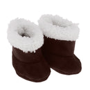 Cute Brown Shoes Boots for Mellchan Baby 9-11inch Reborn Doll Snow Boots Outfit