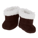 Cute Brown Shoes Boots for Mellchan Baby 9-11inch Reborn Doll Snow Boots Outfit