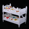 1/12 Scale Dollhouse Miniature Kids Bedroom Furniture Bunk Bed Cartoon Bear