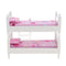 1/12 Scale Dollhouse Miniature Kids Bedroom Furniture Bunk Bed Pink Bunny