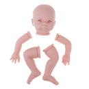 Lifelike Soft Silicone 22inch Reborn Kits Baby Doll Blank Head Limb Mold DIY Accessories