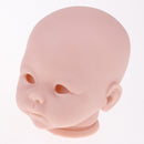 Lifelike Soft Silicone 22inch Reborn Kits Baby Doll Blank Head Limb Mold DIY Accessories
