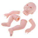 Lifelike Soft Silicone 22inch Reborn Kits Baby Doll Blank Head Limb Mold DIY Accessories