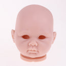 Lifelike Soft Silicone 20inch Reborn Kits Baby Doll Blank Head Limb Mold DIY Accessories