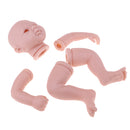 Lifelike Soft Silicone 20inch Reborn Kits Baby Doll Blank Head Limb Mold DIY Accessories