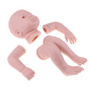 Lifelike Soft Silicone 22inch Reborn Kits Baby Doll Blank Head Limb Mold DIY Accessories