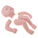 Lifelike Soft Silicone 20inch Reborn Kits Baby Doll Blank Head Limb Mold DIY Accessories