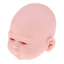 Unpainted 20inch Reborn Kits Full Body Vinyl Blank Mold Newborn Sleep Baby Girl Doll Kids Hands-on Toy