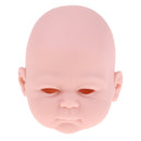 Unpainted 20inch Reborn Kits Full Body Vinyl Blank Mold Newborn Sleep Baby Girl Doll Kids Hands-on Toy