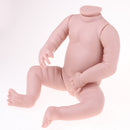Real Touch Silicone 22inch Reborn Sleep Baby Girl Doll Kits Head Full Limb Body Mold Adult Collections