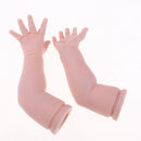 Real Touch Soft Silicone 28inch Reborn Kits Lifelike Newborn Baby Doll Blank Head Limb Mold DIY Making Accessories