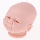 18inch Unpainted Reborn Kits Awake Baby Doll with Soft Silicone Head 3/4 Arms Full Legs Kids Gift Adult Collections