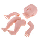 22'' Neborn Baby Kits Silicone Vinyl Head Arms Legs For Neborn Baby Dolls