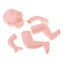 22'' Neborn Baby Kits Silicone Vinyl Head Arms Legs For Neborn Baby Dolls