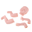 22'' Neborn Baby Kits Silicone Vinyl Head Arms Legs For Neborn Baby Dolls