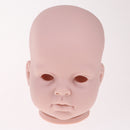 28inch Unpainted Reborn Awake Doll Kits Soft Vinyl Newborn Baby Model DIY Making Accessories