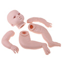 28inch Unpainted Reborn Awake Doll Kits Soft Vinyl Newborn Baby Model DIY Making Accessories