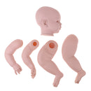 28inch Unpainted Reborn Awake Doll Kits Soft Vinyl Newborn Baby Model DIY Making Accessories