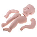 28inch Unpainted Reborn Awake Doll Kits Soft Vinyl Newborn Baby Model DIY Making Accessories