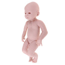 100% Safe Soft Silicone 22inch Reborn Awake Baby Boy Doll Kits Fresh Color Simulation Toddler Model DIY Birthday Gifts