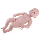 100% Safe Soft Silicone 22inch Reborn Awake Baby Boy Doll Kits Fresh Color Simulation Toddler Model DIY Birthday Gifts