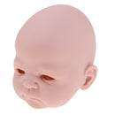 100% Safe Soft Silicone 22inch Reborn Awake Baby Boy Doll Kits Fresh Color Simulation Toddler Model DIY Birthday Gifts