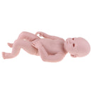 22inch Unpainted Reborn Awake Doll Kits Soft Vinyl Newborn Baby Girl Model DIY Making Accessories