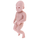 22inch Unpainted Reborn Awake Doll Kits Soft Vinyl Newborn Baby Girl Model DIY Making Accessories