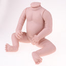 22inch Unpainted Reborn Awake Doll Kits Soft Vinyl Newborn Baby Girl Model DIY Making Accessories