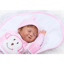 Soft Vinyl Silicone Reborn Molds Unpainted Lifelike Sleeping Baby Moulds Set For Newborn Baby Girl Doll Making 20-inch