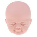 Soft Vinyl Silicone Reborn Molds Unpainted Lifelike Sleeping Baby Moulds Set For Newborn Baby Girl Doll Making 20-inch