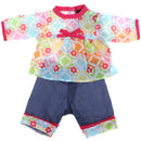 Cute Two-pieces Casual Outfits Floral Top And Pants For 18 Inch Our Generation Girl Doll