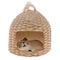 1/12 Miniatures Dollhouse Resin Lovely Cat With Nest Home Decoration Accessories