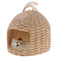 1/12 Miniatures Dollhouse Resin Lovely Cat With Nest Home Decoration Accessories