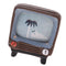 1/12 Scale Dollhouse Miniature Vintage Television Handicrafts Model Craft Decoration