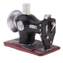Dollhouse Minitature Vintage Style Black Sewing Machine Model Room Accessory 1/12 Scale