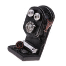 Miniature Old-Fashioned Wall Mount Telephone Model For 1:12 Dollhouse Decoration Accessories Black