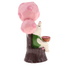 Handmade Article Resin Rabbit Tree Model 1/12 Dolls House Room Items Fairy Garden Decoration Japanese Groceries Toy