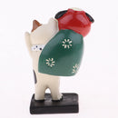 Handcrafted Article Resin Cat Lion Model 1/12 Dolls House Room Items Fairy Garden Decoration Japanese Style Toy