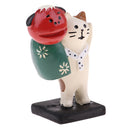 Handcrafted Article Resin Cat Lion Model 1/12 Dolls House Room Items Fairy Garden Decoration Japanese Style Toy