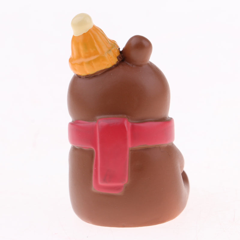 1/12 Dollhouse Miniature Accessories Resin Ornaments Little Bear Model Home Display Decor Kids Gift