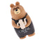 1/12 Dollhouse Miniature Accessories Resin Ornaments Bear Boss Model Home Display Decor Kids Gift