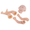 Lifelike Soft Silicone 22inch Reborn Kits Baby Doll Blank Head & Limb Mold DIY Accessories