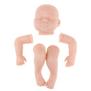 22'' Neborn Baby Kits Silicone Vinyl Head Arms Legs For Neborn Baby Doll