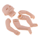 20'' Neborn Baby Kits Silicone Vinyl Head Arms Legs For Neborn Baby Dolls