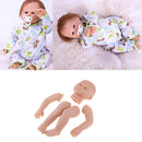 20inch Unpainted Reborn Awake Doll Kits Soft Vinyl Newborn Baby Model DIY Making Accessories