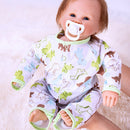 20inch Unpainted Reborn Awake Doll Kits Soft Vinyl Newborn Baby Model DIY Making Accessories